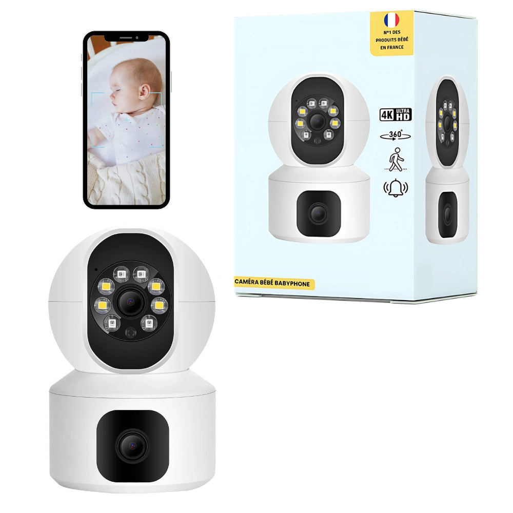 Babyphone vidéo Babyride 4K Pro