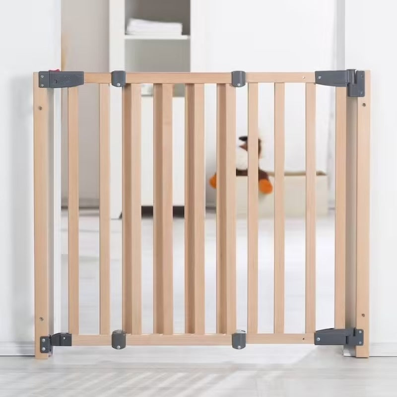 Barrière de sécurité en bois massif avec portillon magnétique Babyride