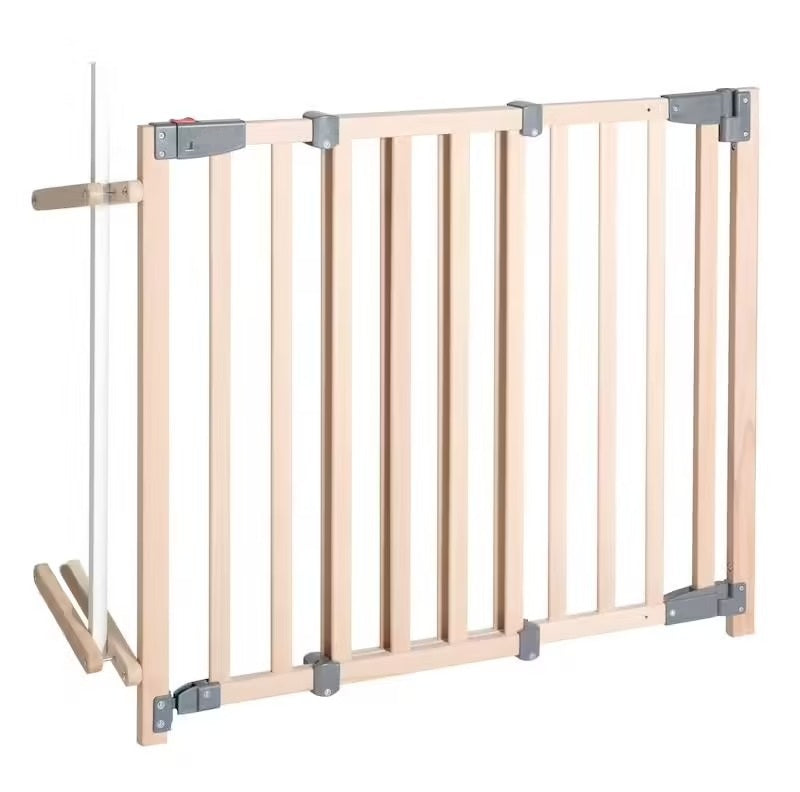 Barrière de sécurité pour escaliers en bois massif avec portillon Babyride