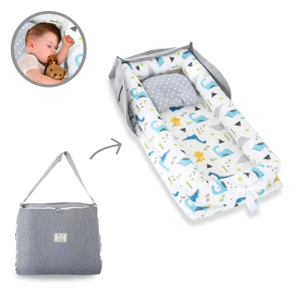 Matelas à langer portable dinosaure