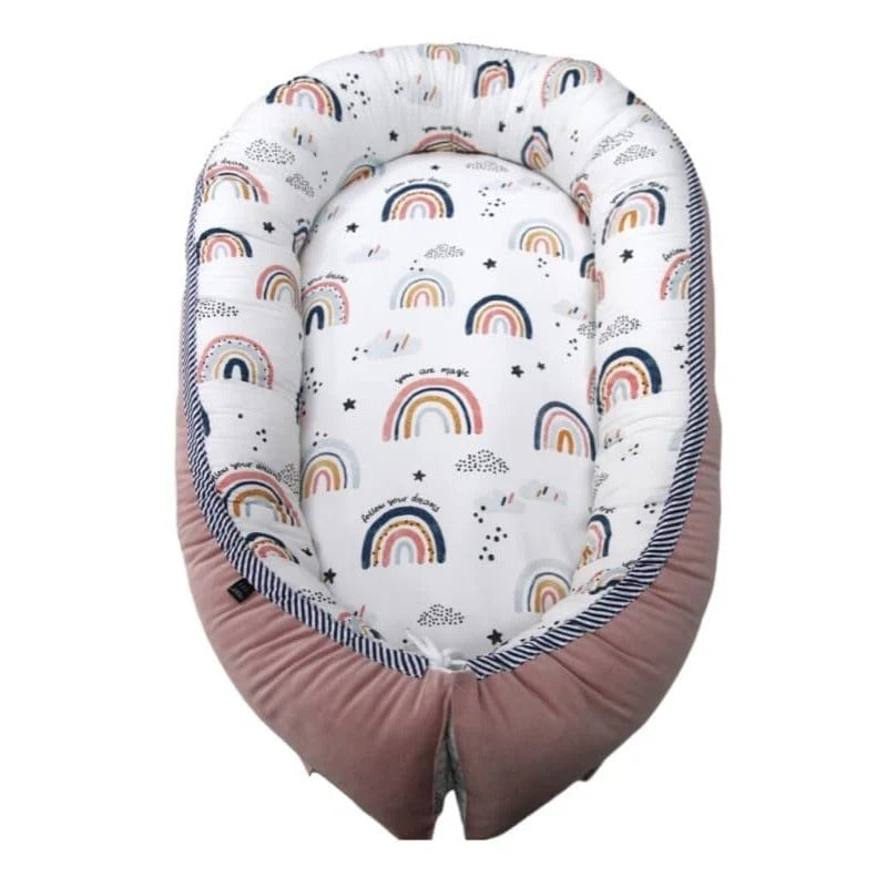 Réducteur de lit bébé – Arc-en-ciel