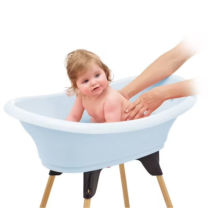 Pack bain bébé 5-en-1 Babyride – Baignoire sur pied, transat et accessoire