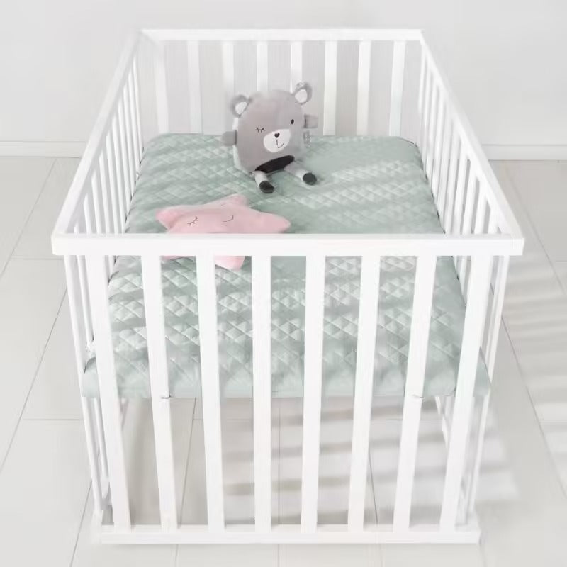 Parc bébé rectangulaire sur roulettes Babyride
