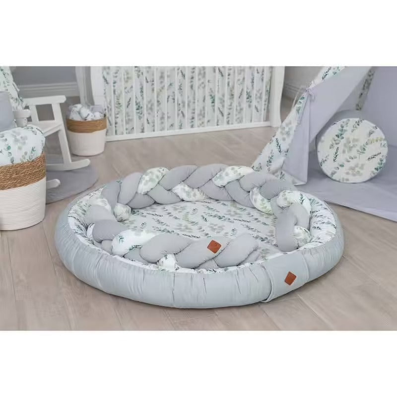 Parc de jeux tapis d'éveil eucalyptus Babyride