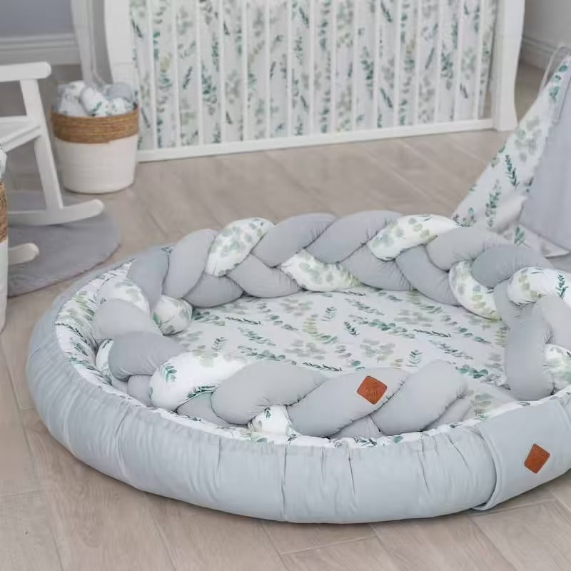 Parc de jeux tapis d'éveil eucalyptus Babyride