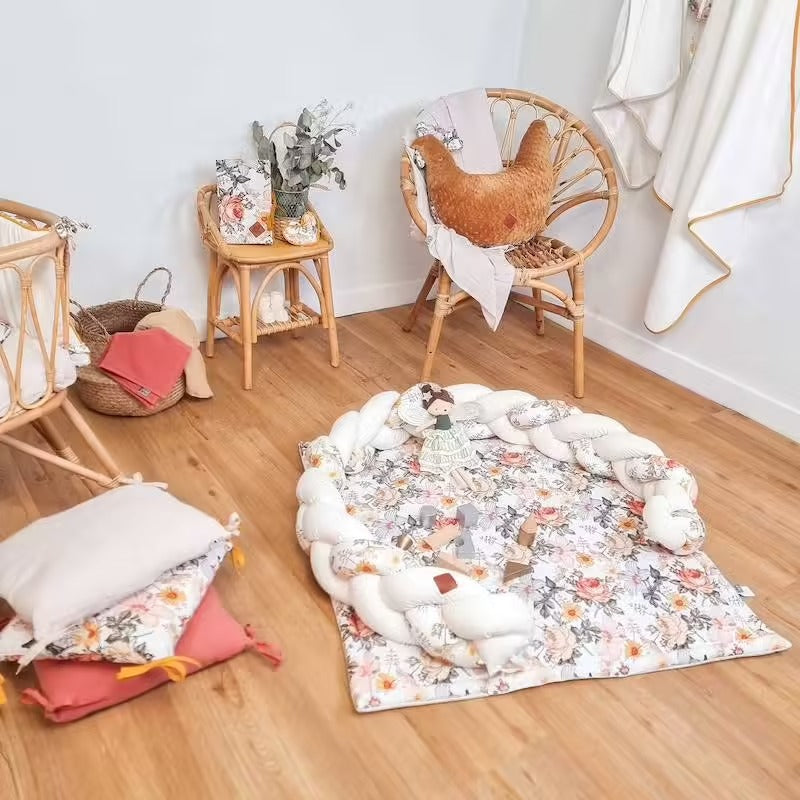 Tapis de parc et d’éveil réversible Babyride – Néo Vintage