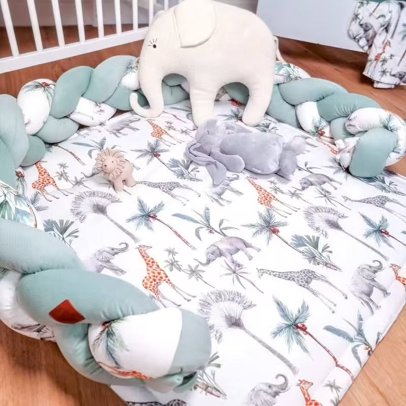 Tapis de parc et d’éveil réversible Babyride – Safari