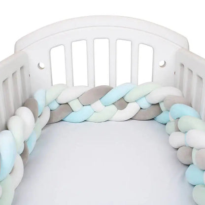 Tour de lit tressé bébé Babyride – Multicolore 4 Brins