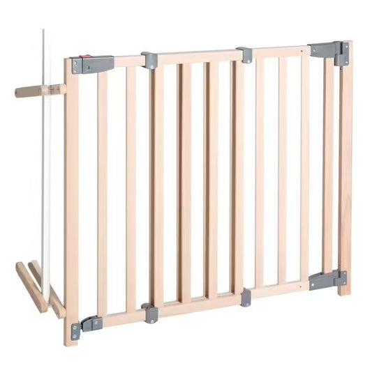 Barrière de sécurité pour escaliers en bois massif avec portillon Babyride