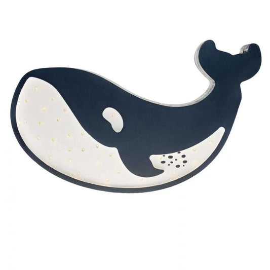 Lampe de chevet en bois naturel – Baleine