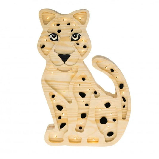 Lampe de chevet en bois naturel – Tigre