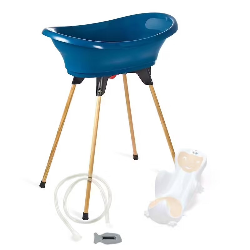 Pack bain bébé 5-en-1 Babyride – Baignoire sur pied, transat et accessoire