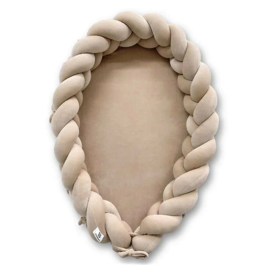 Réducteur de lit bébé tressés