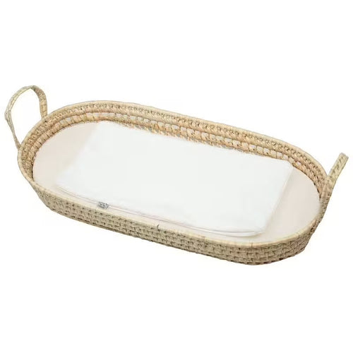 Set 4-en-1 : panier à langer avec matelas, housse et tapis nomade