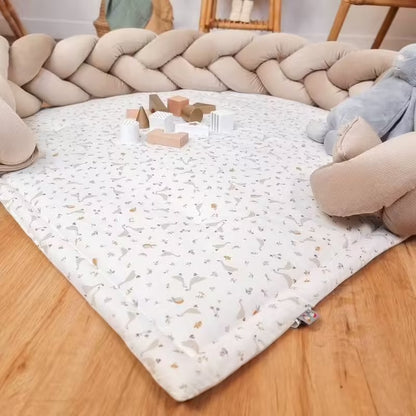 Tapis de parc et d’éveil réversible Babyride – Jardin Champêtre