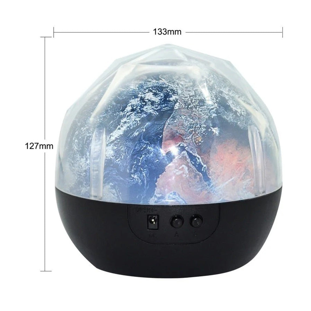 Veilleuse projecteur pour enfants – Terre étoilée