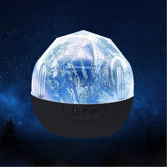 Veilleuse projecteur pour enfants – Terre étoilée